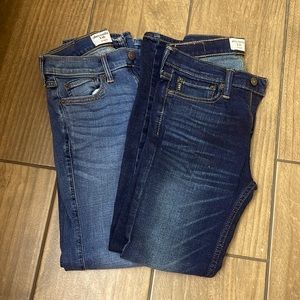 Boys Abercrombie jeans excellent condition size 11/12 slim straight cut